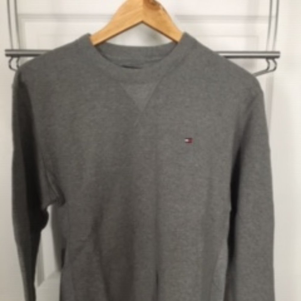 Men's Tommy Hilfiger Grey Top - Medium